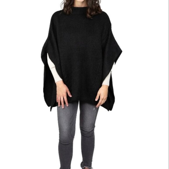 Time and Tru Ladies Cable Knit Poncho Sweaters NEW! S/M - Picture 2 of 5
